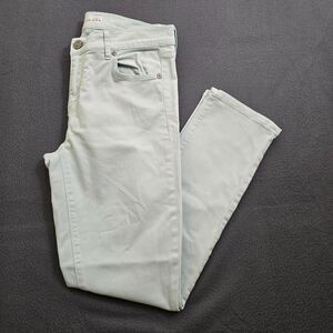 Ann Taylor LOFT Women 27/4 Light Blue Mid Rise Skinny Crop Jeans